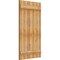 Ekena Millwork Joined Board-n-Batten Shutters, Rough Sawn Western Red Cedar, 26 7/8W x 49H, PR RBJ06S26X049RWR - alternate 2